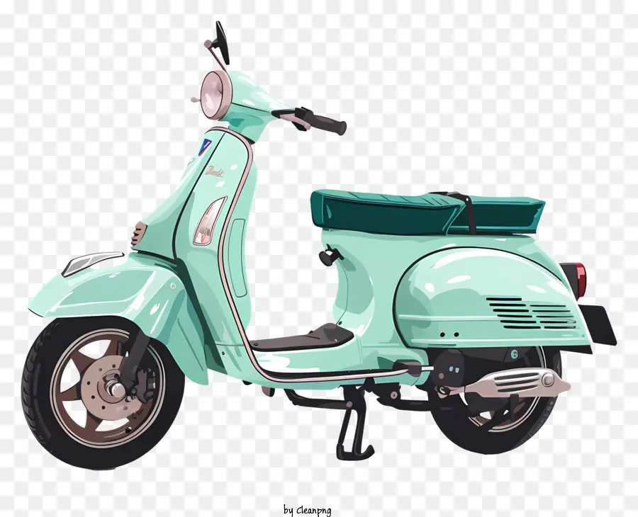 Cyclomoteur Rétro，Scooter PNG