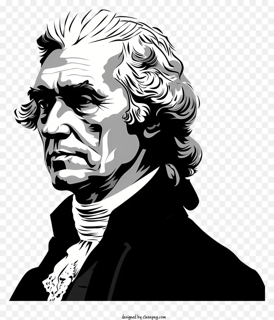 Thomas Jefferson，Homme âgé PNG