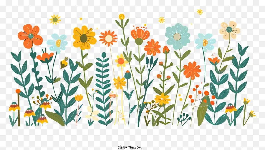 Bordure De Fleurs，Bouquet PNG