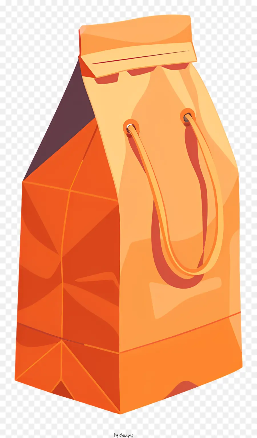 Carton De Jus，Sac Orange PNG