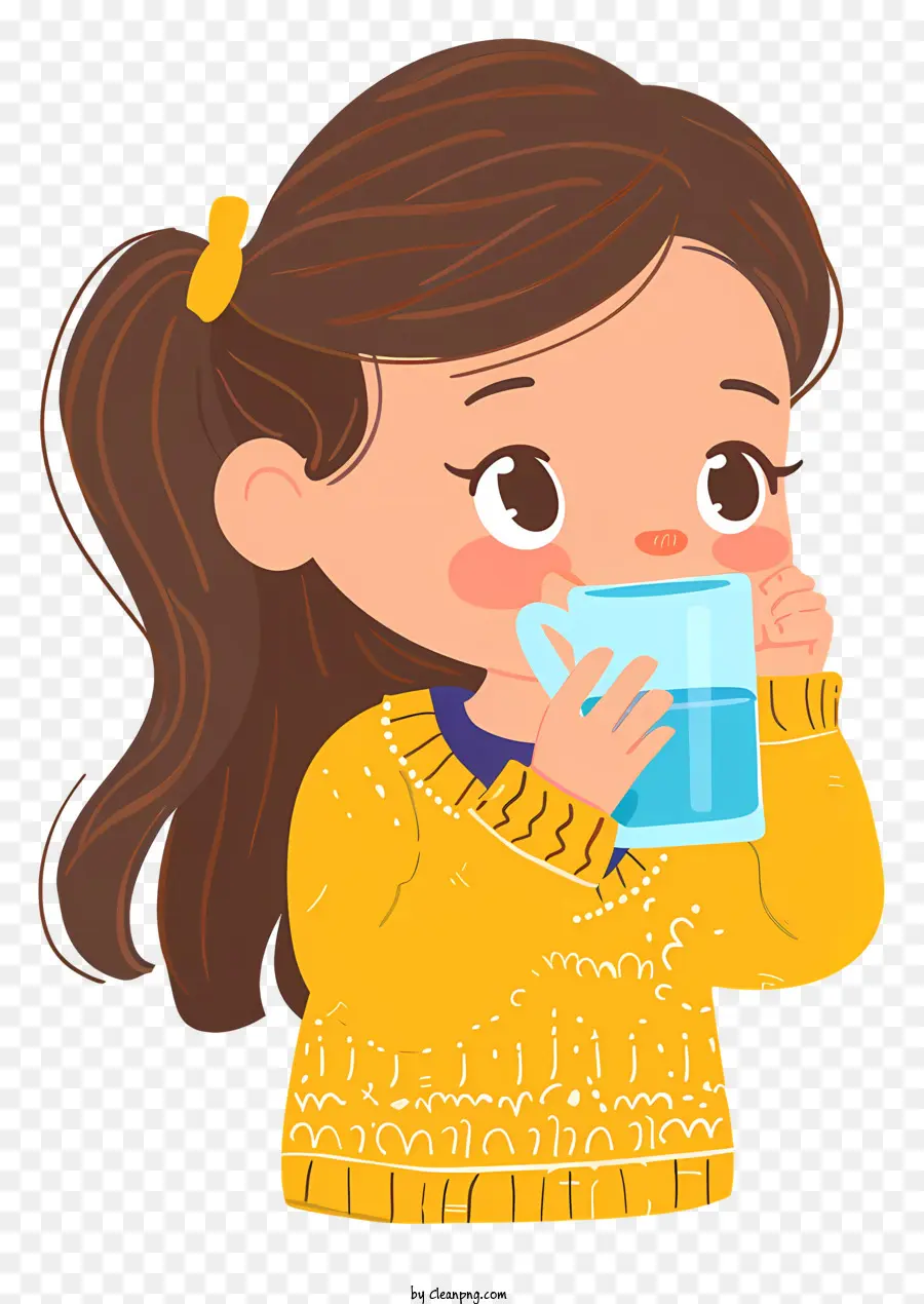 De L'eau Potable，Fille PNG