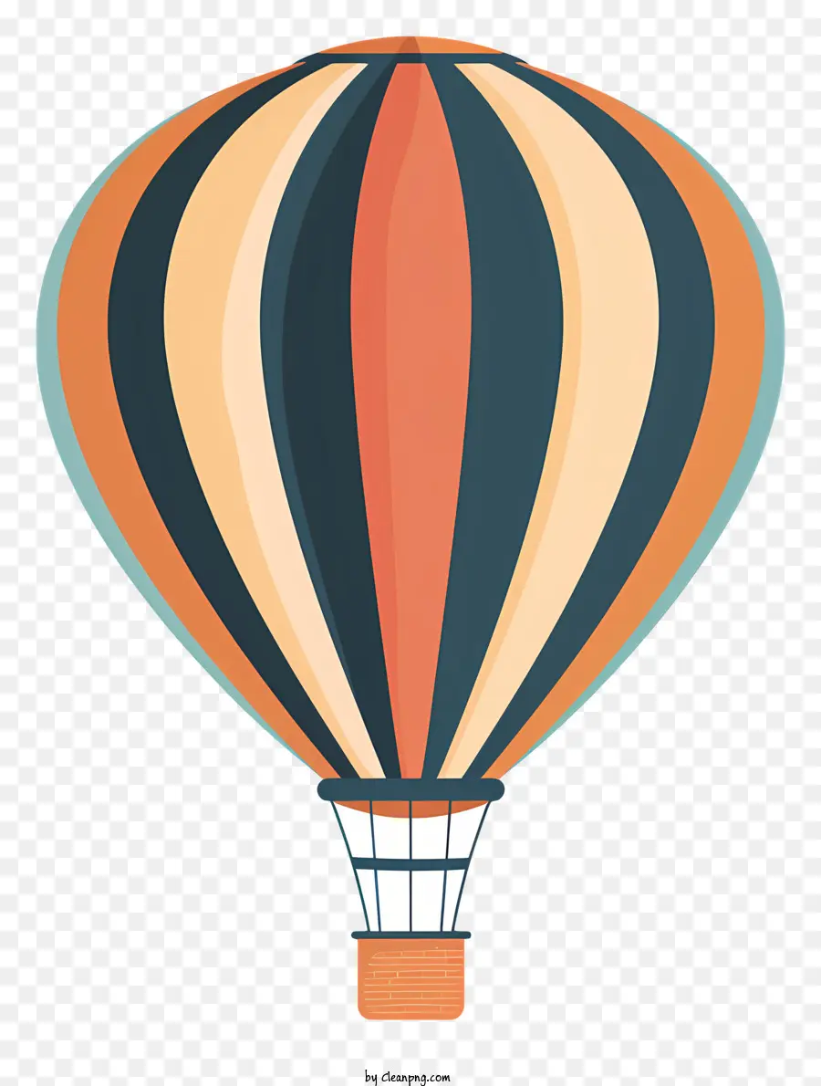 Ballon à Air Chaud，Conception Minimaliste PNG