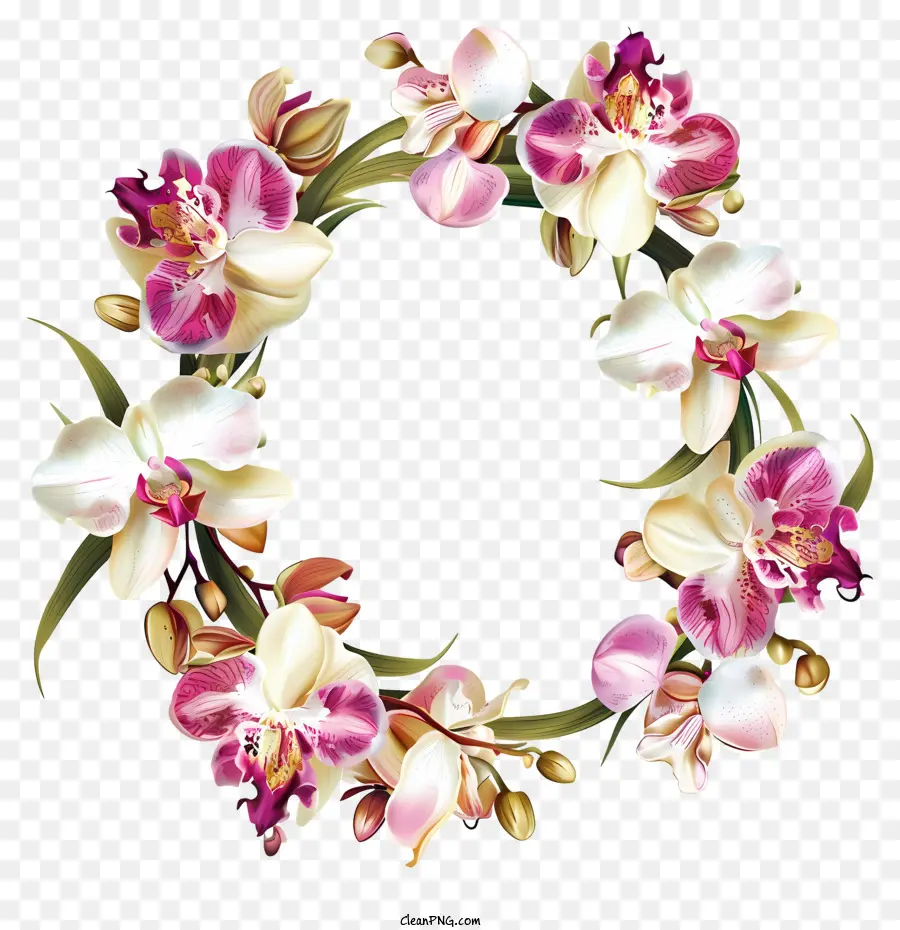 Jour D'orchidée，Couronne D'orchidée PNG