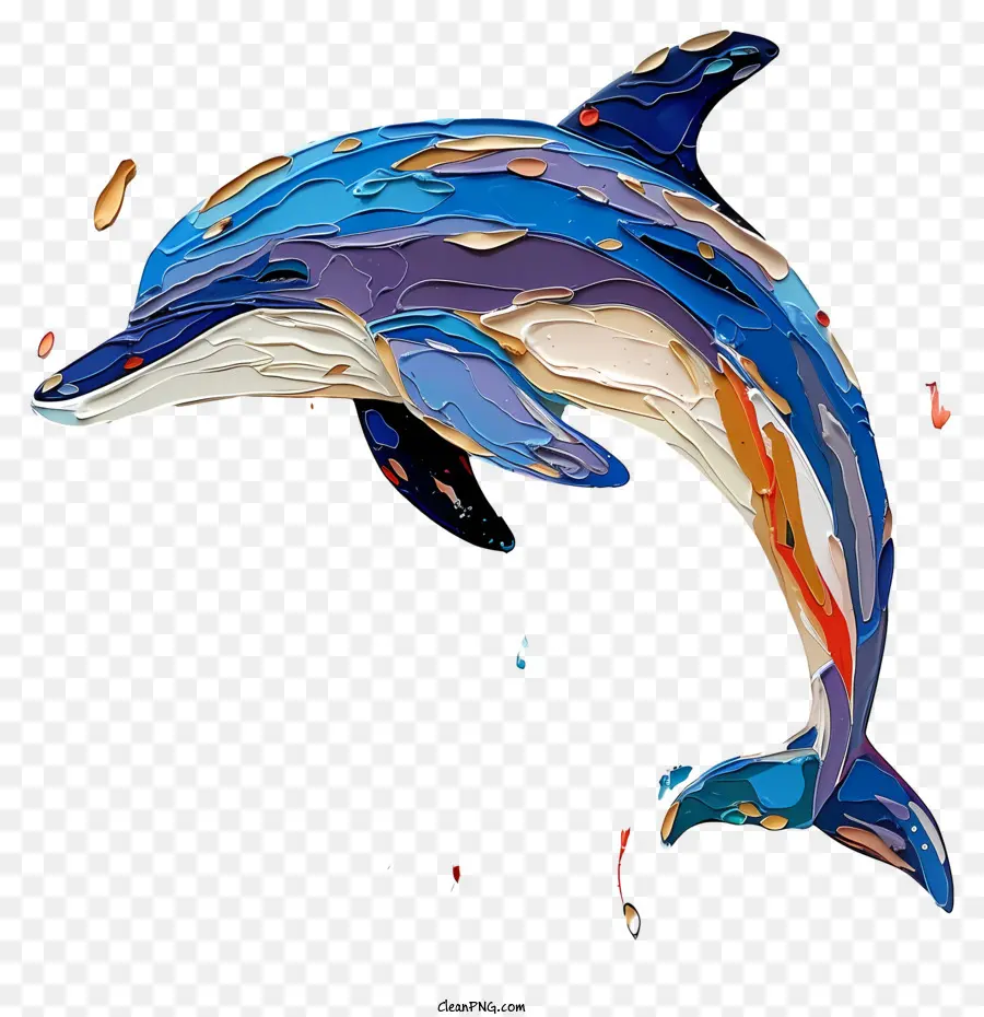 Journée Des Dauphins，Dauphin Coloré PNG