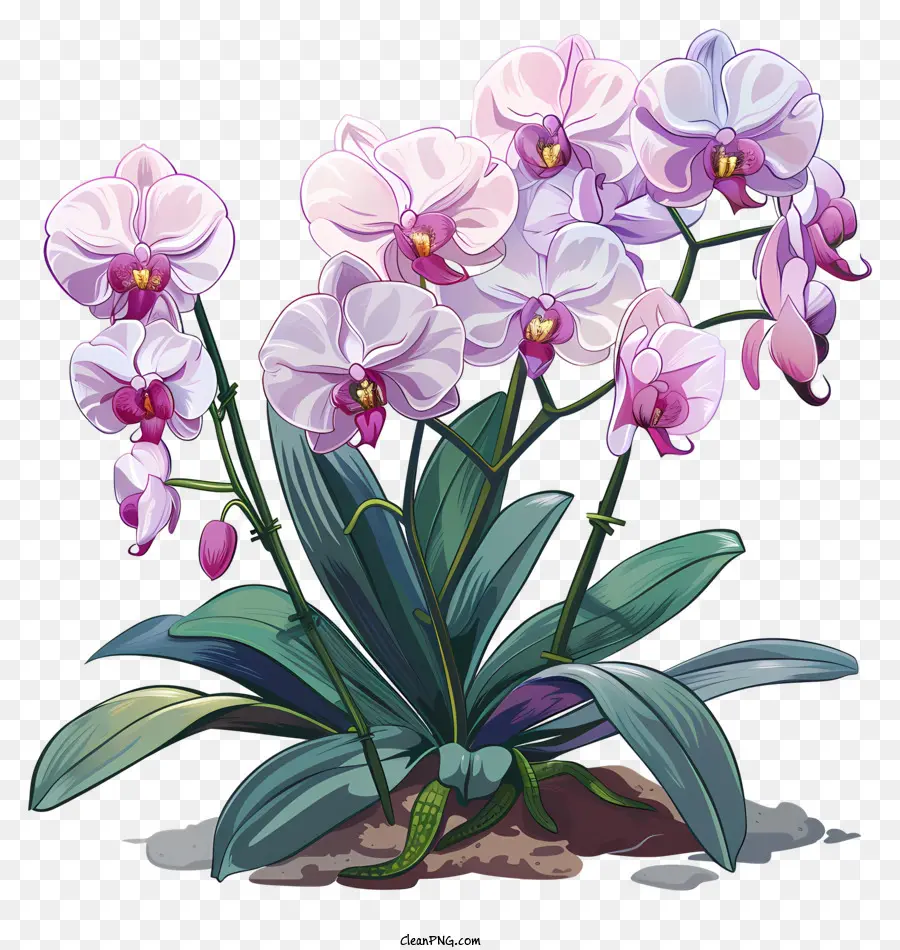 Jour D'orchidée，Plante D'orchidée PNG