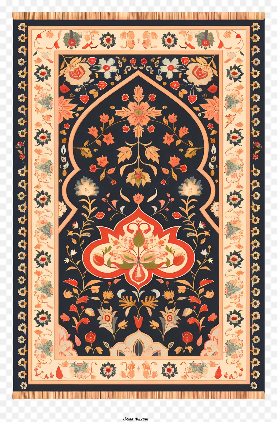 Tapis De Prière，Tapis Orné PNG