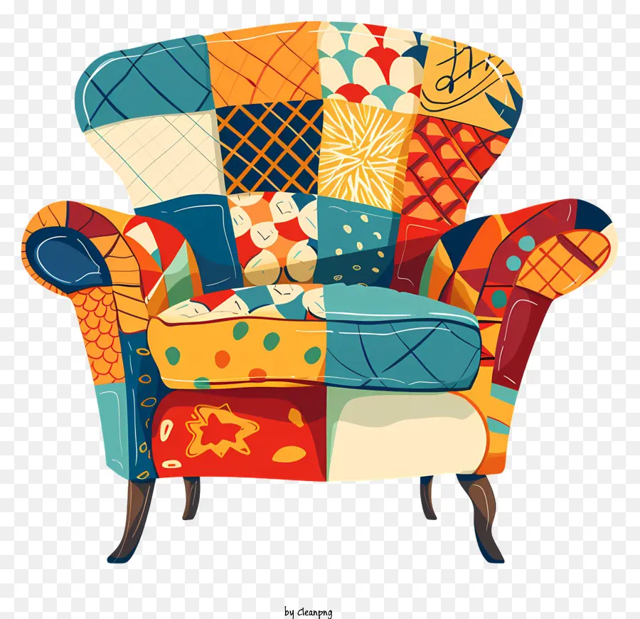 Fauteuil，Fauteuil Coloré PNG