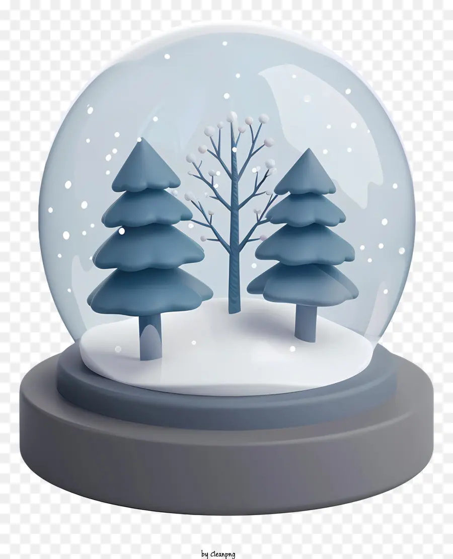 Globe De Neige，Les Arbres PNG