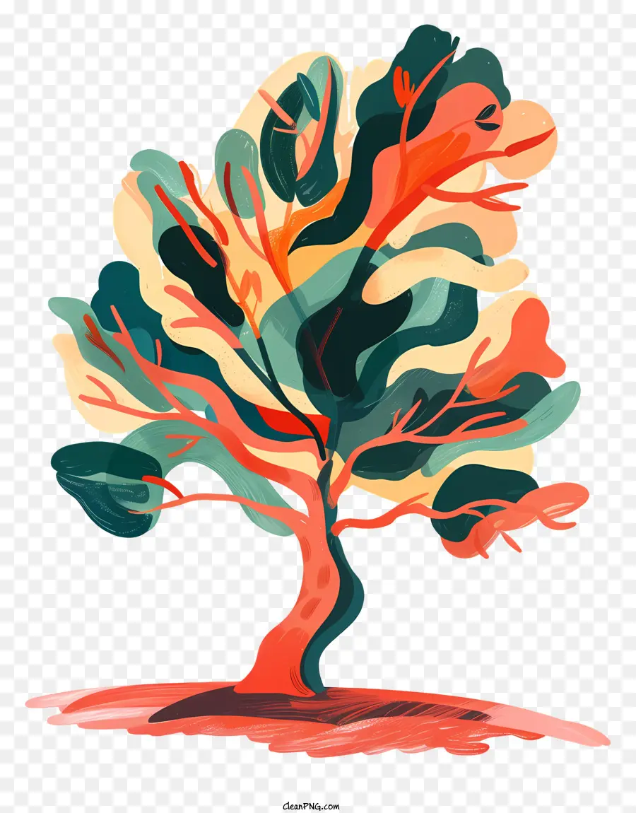 Journée De L'arbre，Arbre Coloré PNG