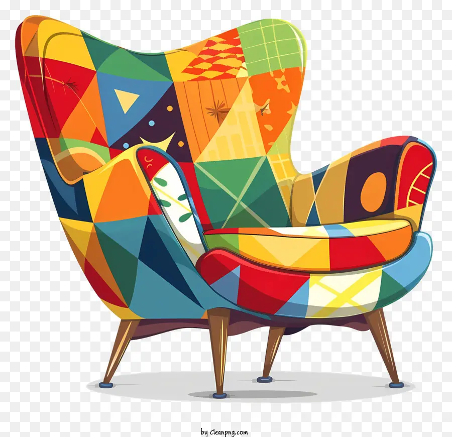 Fauteuil，Chaise Abstraite PNG