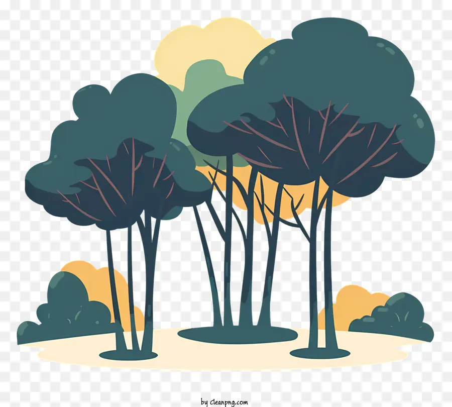 Arbres Forestiers，Arbres PNG