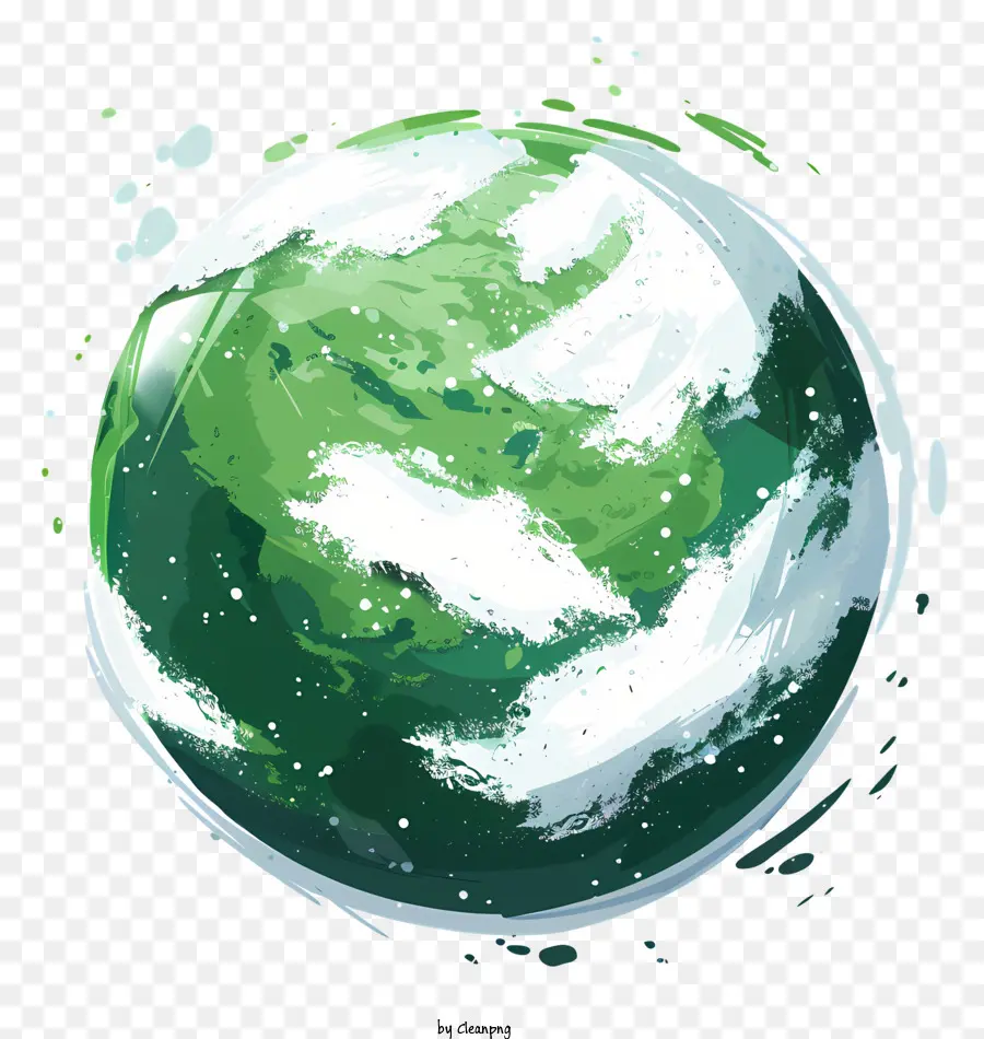 Vert De Terre，Planète PNG