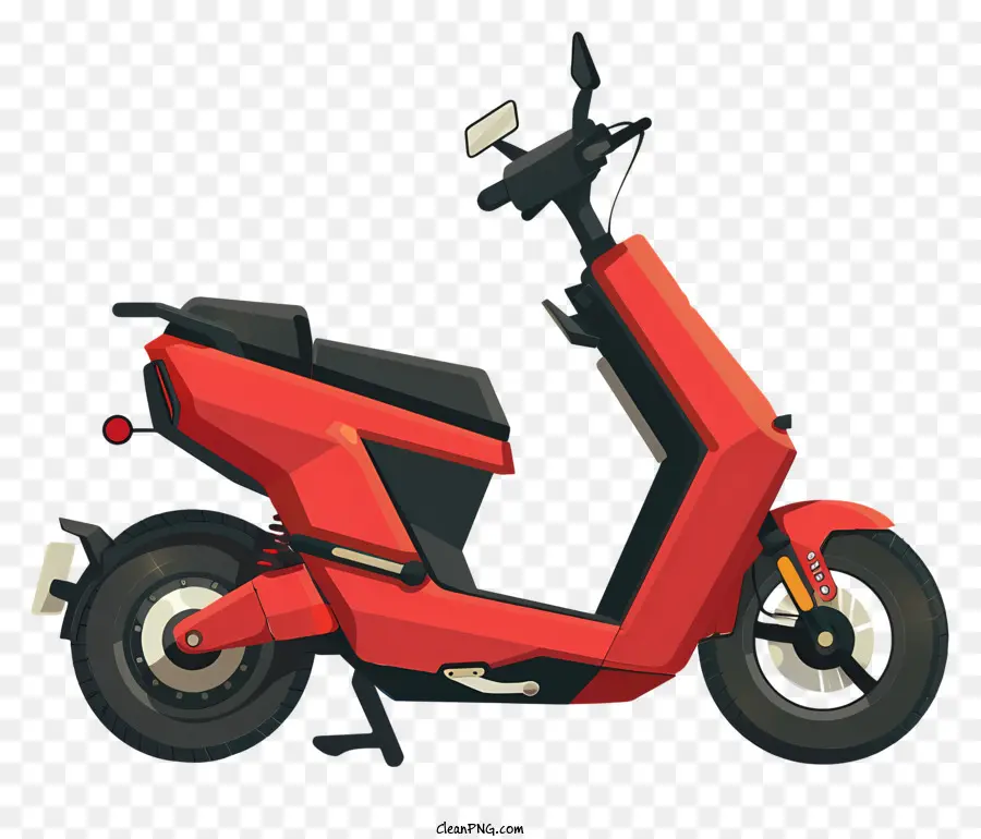Scooter électrique Rouge，Scooter électrique PNG