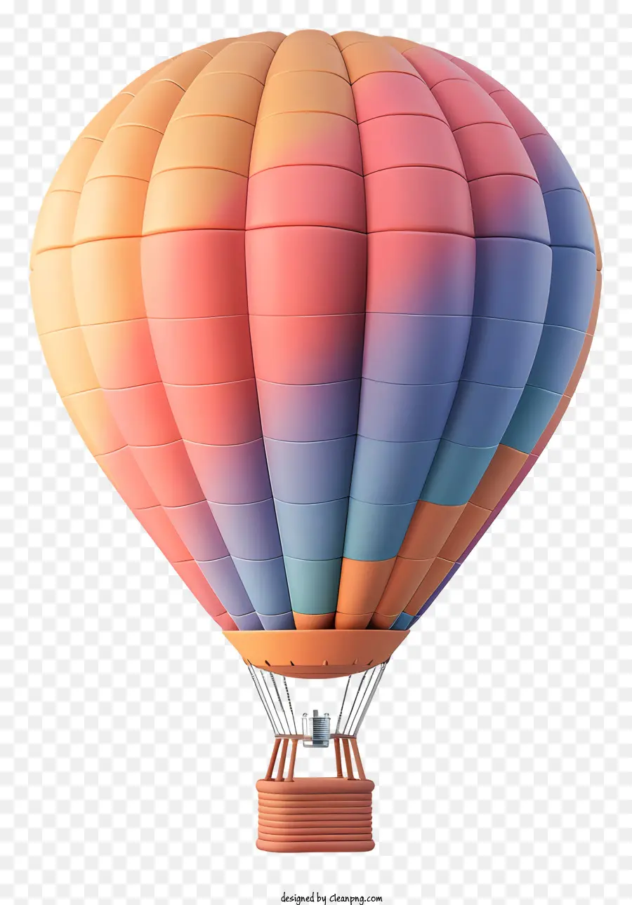 Ballon à Air Chaud，Orange PNG