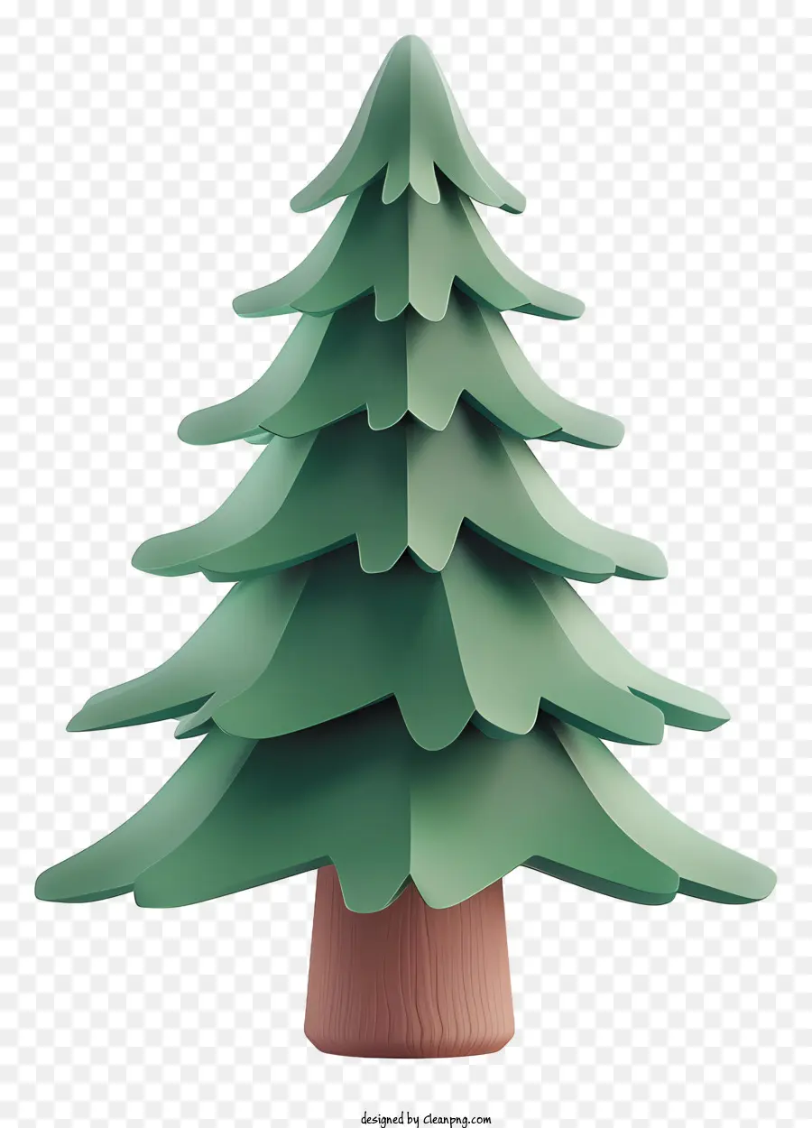 Pin 3d，Le Vert De L'arbre De Noël PNG