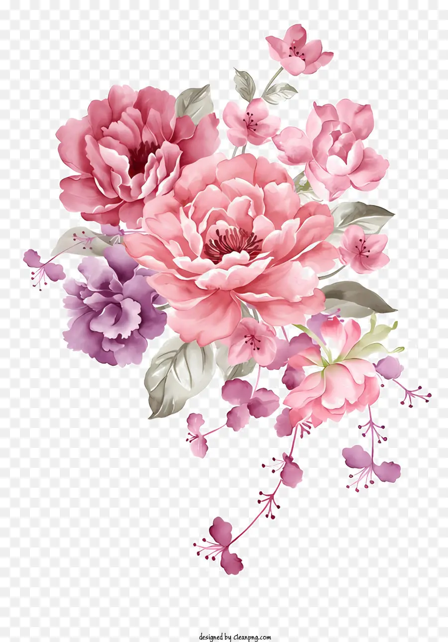 Fleur，Fleurs Roses PNG