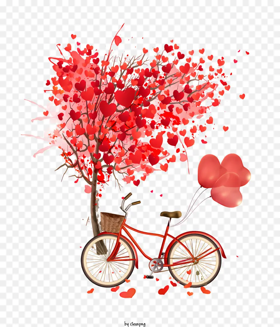 Coeur，Rouge à Vélo PNG