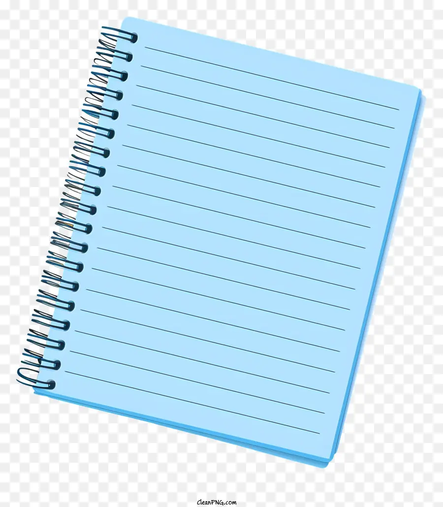 Papier De Cahier Bleu，Carnet Bleu PNG