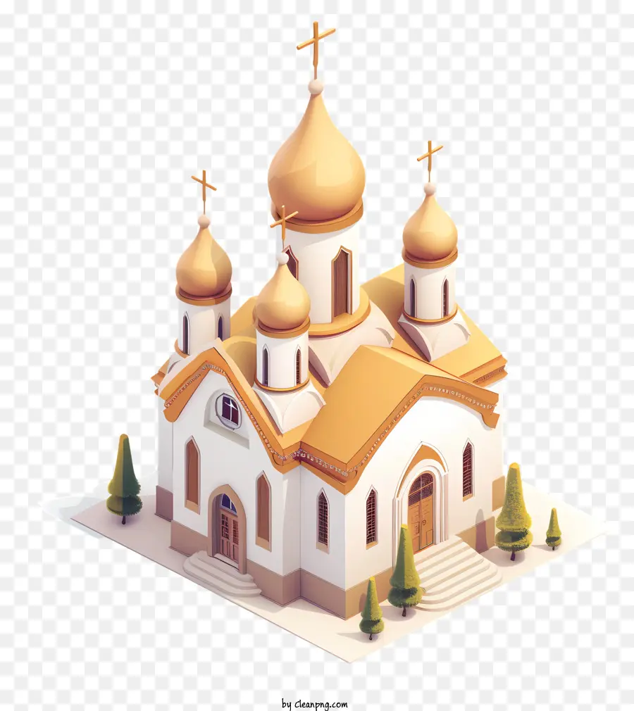 L'église Orthodoxe，La Construction De L'église PNG