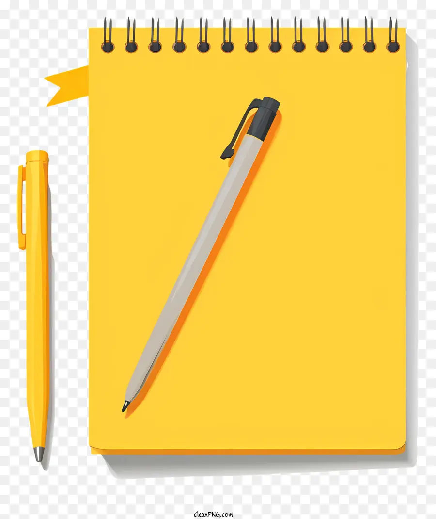 Feuille De Bloc Notes Jaune，Ordinateur Portable PNG