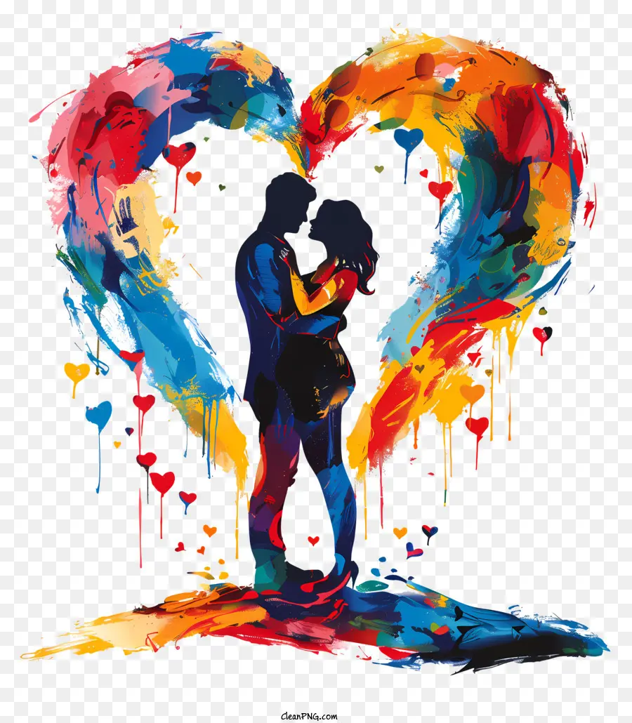 Les Amoureux De La Journée，Art Romantique PNG