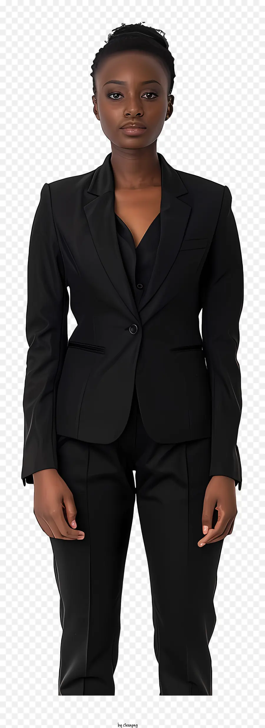 Femme D'affaires Debout，Femme En Costume PNG