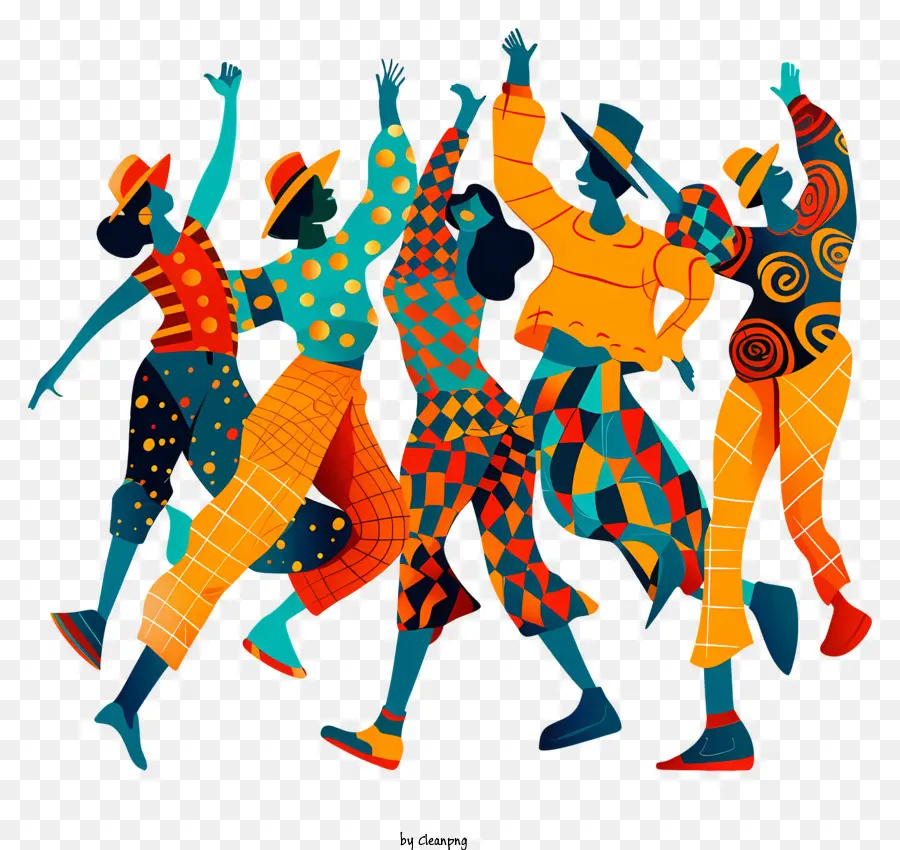 Groupe De Personnes Qui Dansent，La Danse PNG