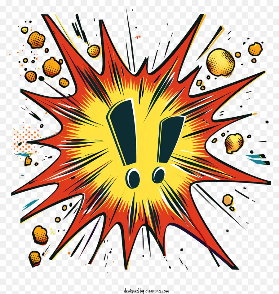 D'exclamation，Explosion PNG