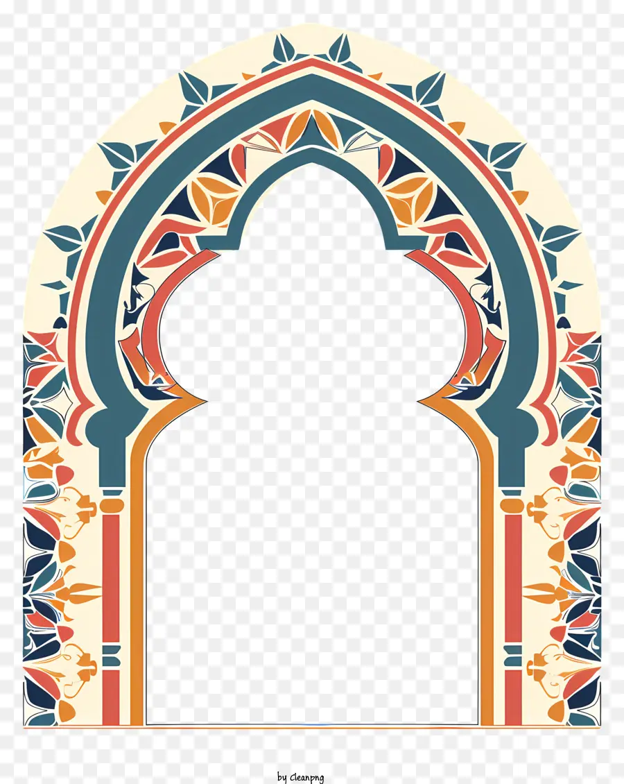 Islamique Cadre，Motif Géométrique PNG