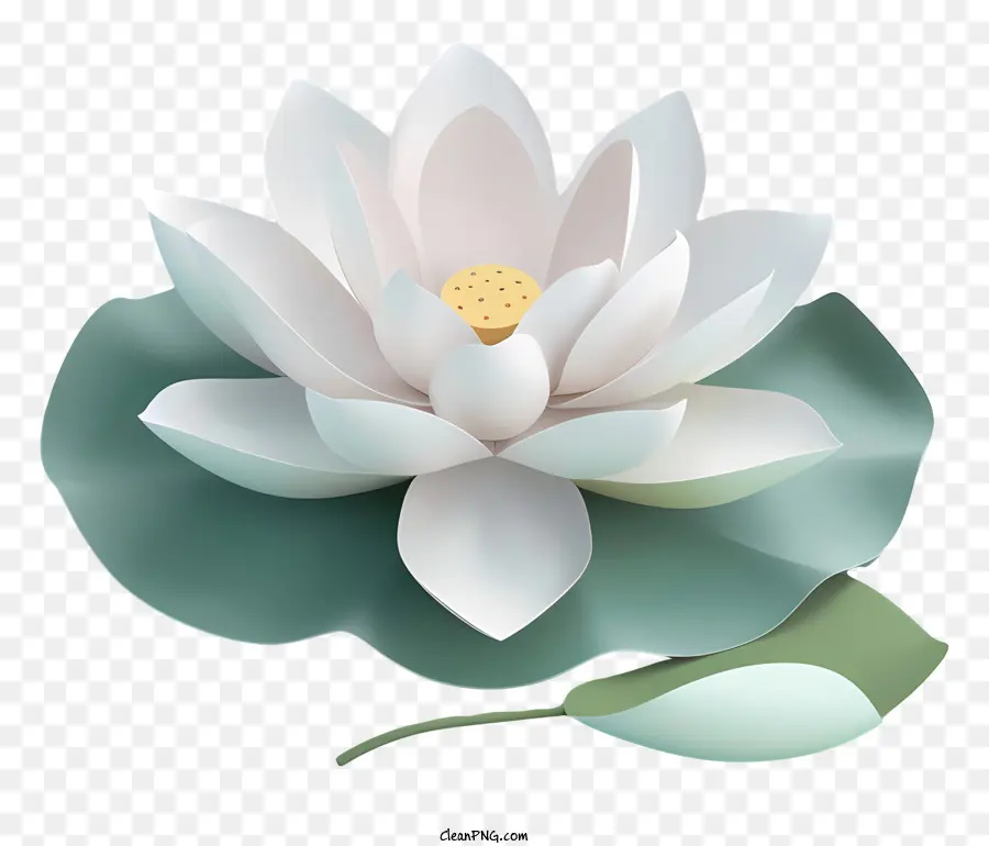 Lotus Blanc，Fleur De Lotus Blanche PNG