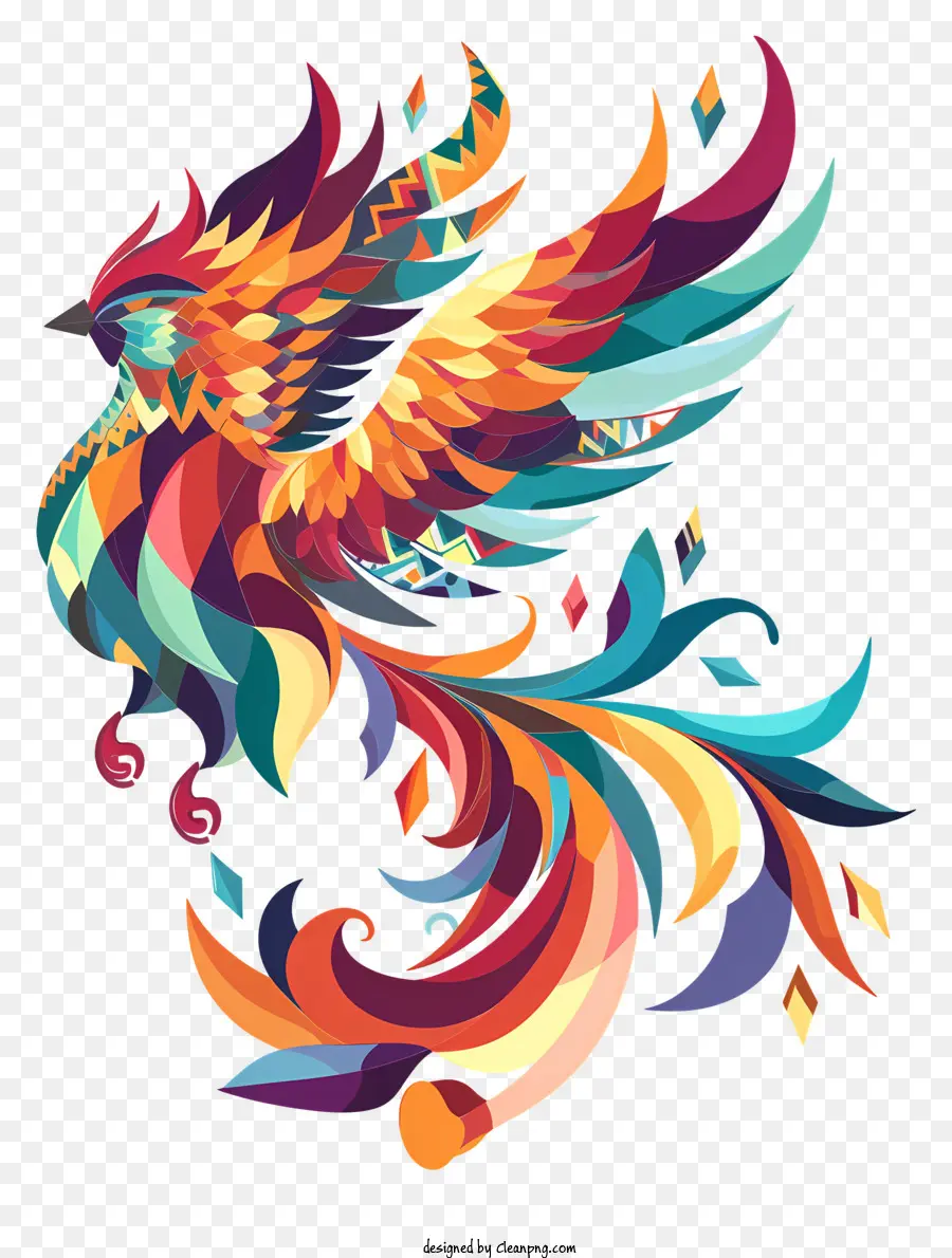 Phoenix，Oiseau Coloré PNG