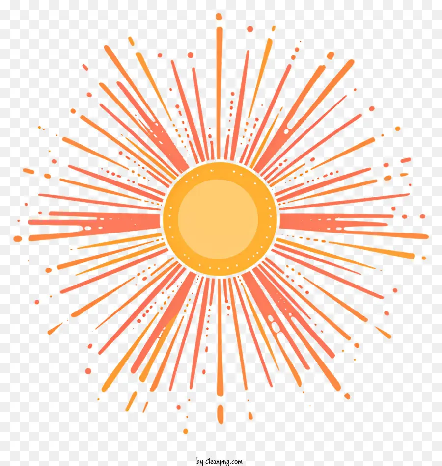 Les Rayons Du Soleil，Sunburst PNG