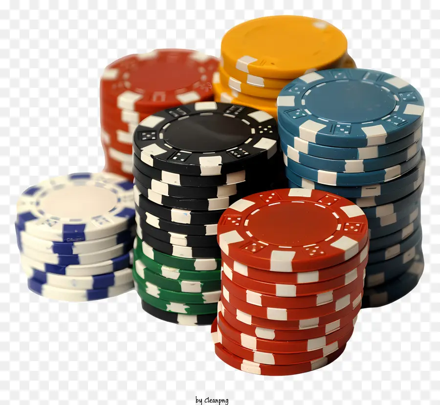 Casino，Jetons Et Dés De Poker PNG