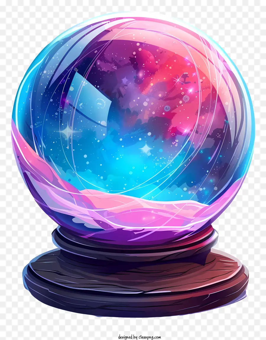Boule De Cristal Mystique，Sphère De Verre PNG