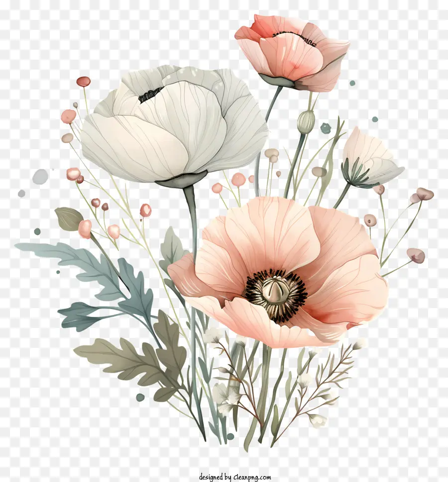Fleurs，Bouquet De Fleurs PNG