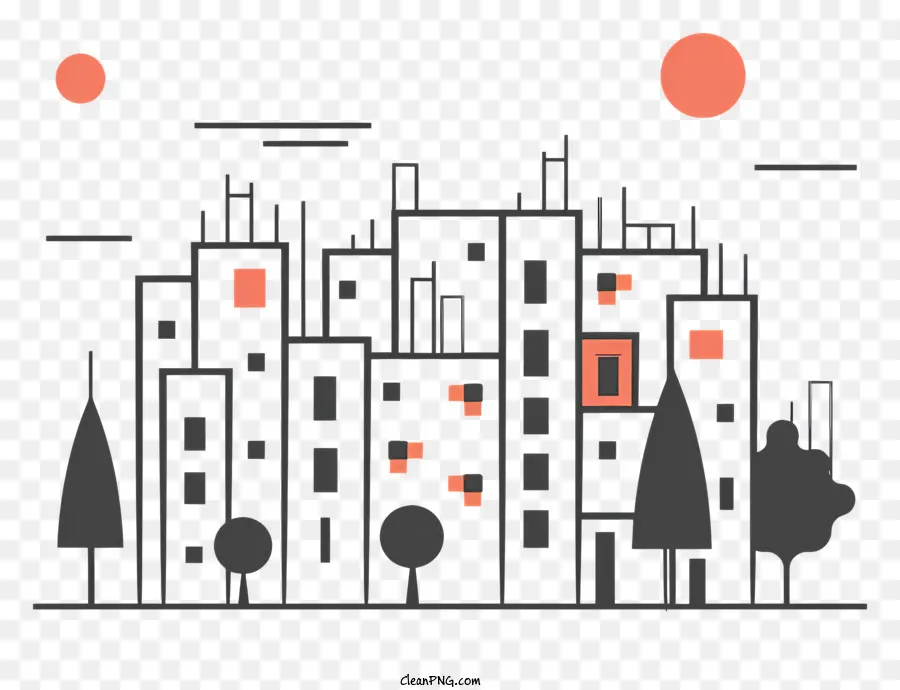 Conception Simple，Paysage Urbain PNG