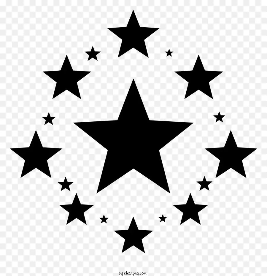 Les Black Stars，Les étoiles PNG