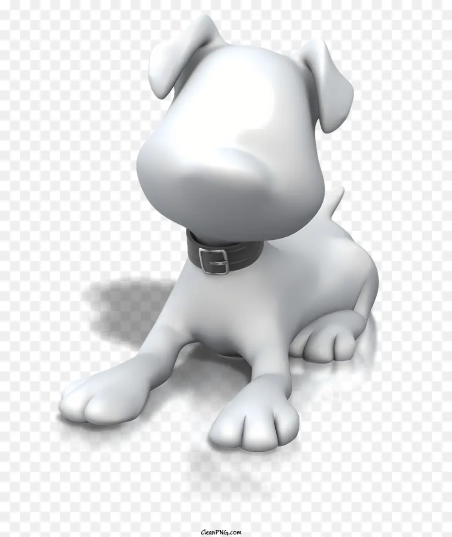 Bonhomme Allumette，Chien Blanc PNG