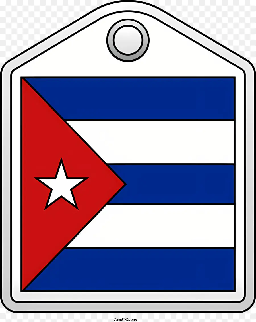 Drapeau Cubain，Cuba PNG