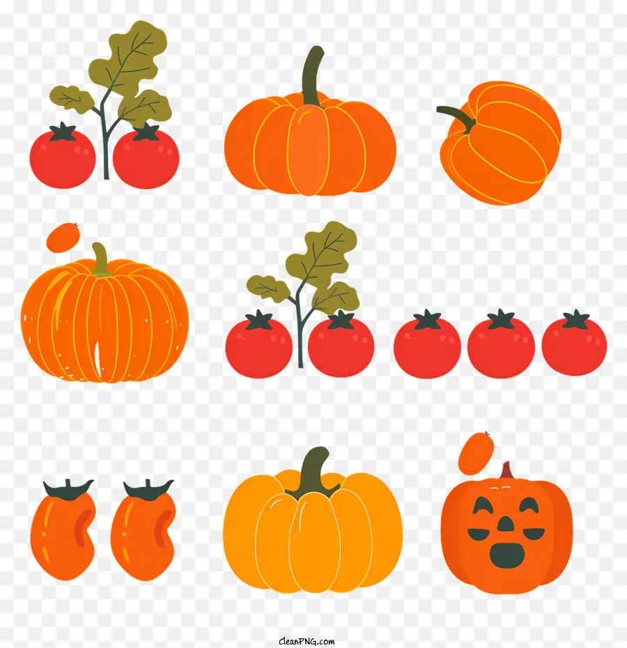 Tomates De Citrouilles，Citrouilles PNG