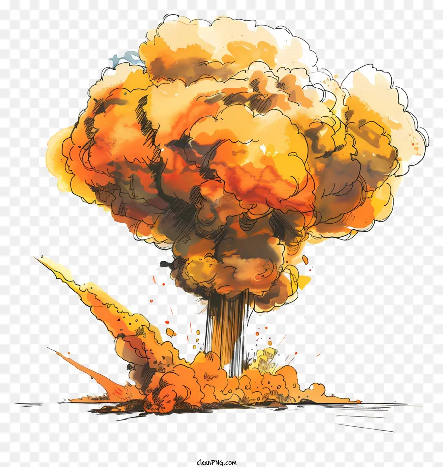 Explosion Nucléaire，Explosion PNG