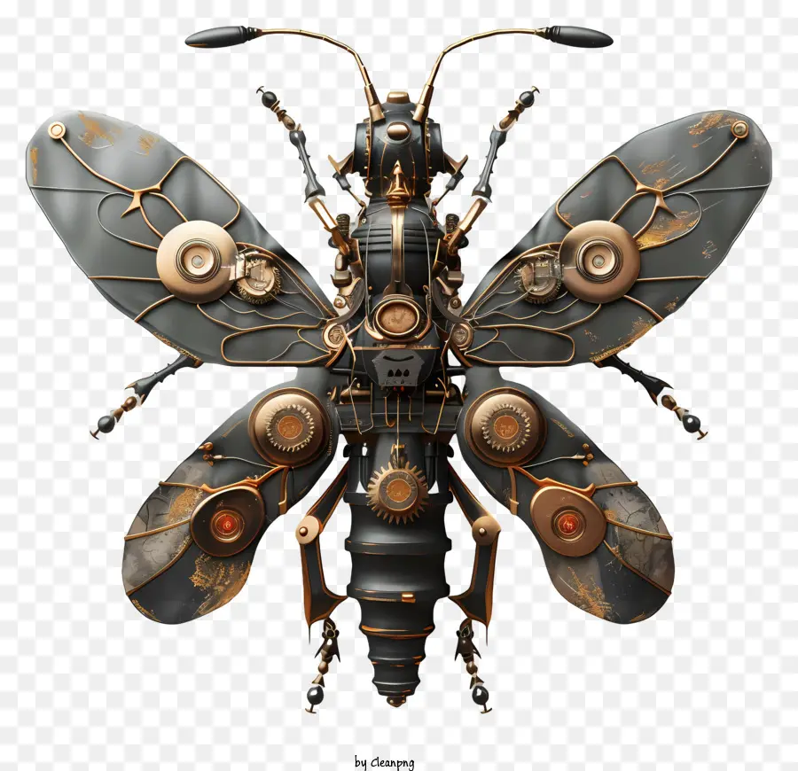 Steampunk，Papillon Steampunk PNG