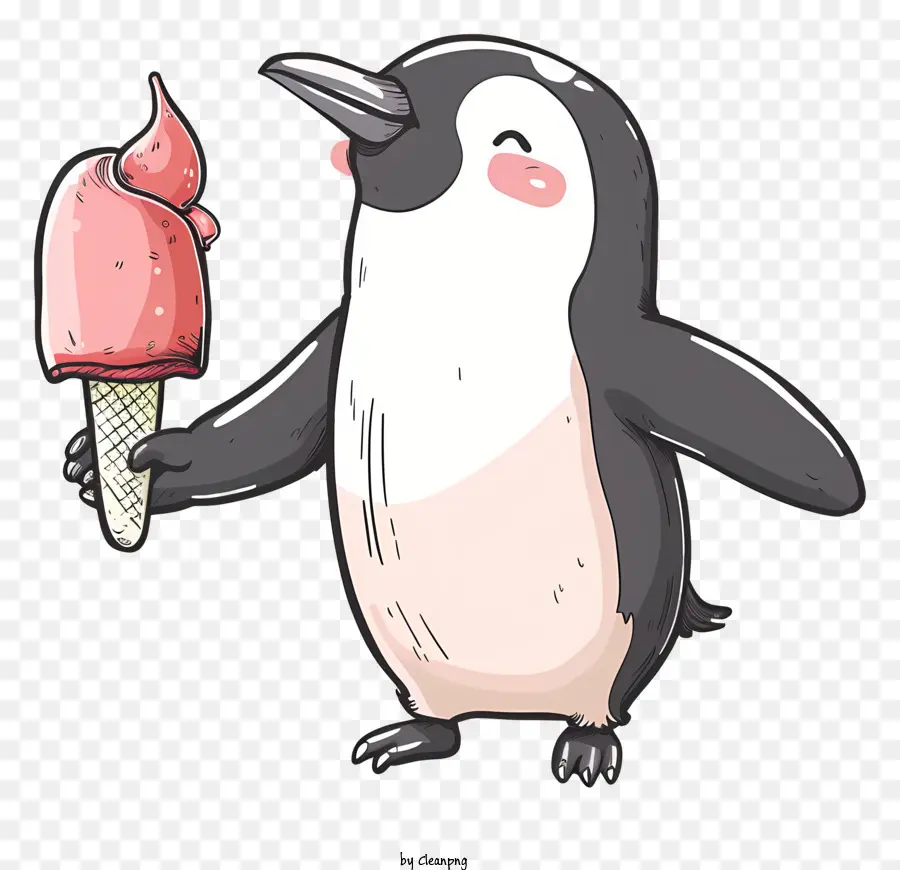 Penguin Tenant Des Glaces，Pingouin PNG