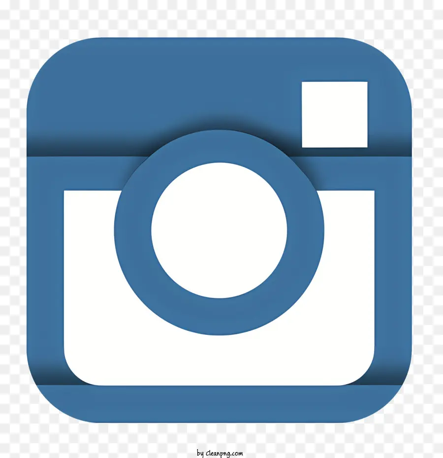 Instagram，Bleu Appareil Photo PNG