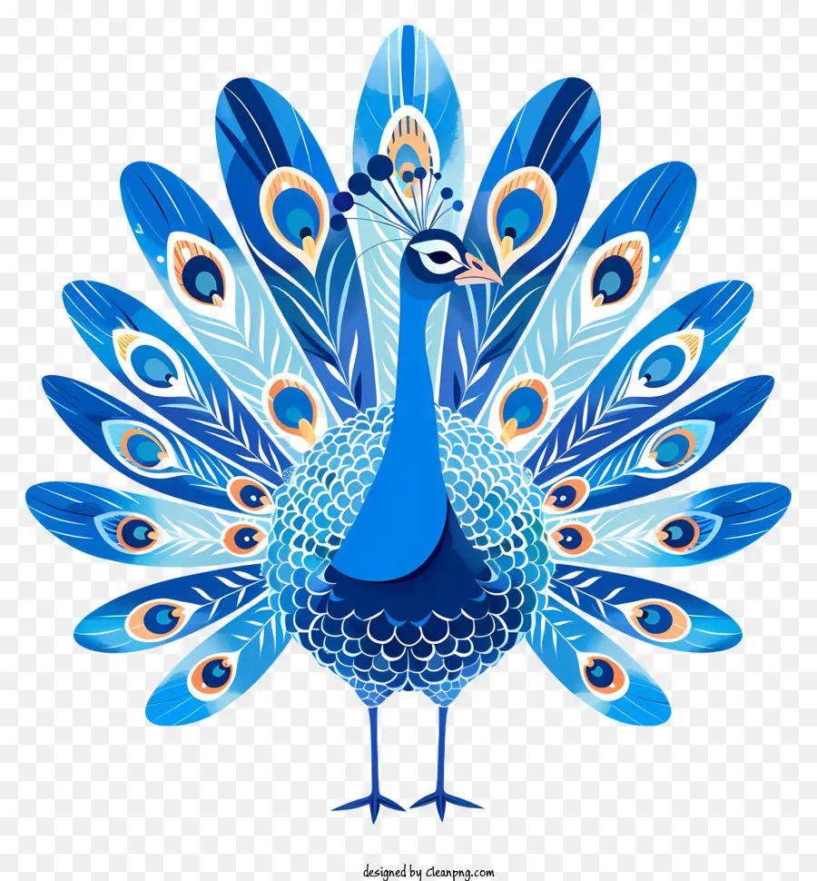 Paon Bleu，Oiseau PNG