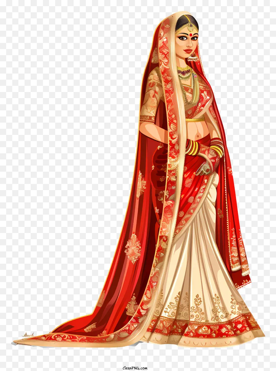 Sari De Mariage Indien，Indien Robe De Mariée PNG