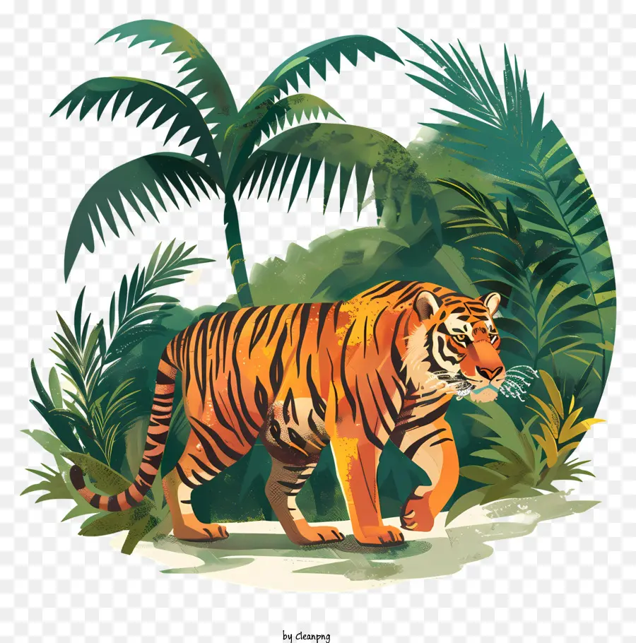 Tigre，Jungle PNG