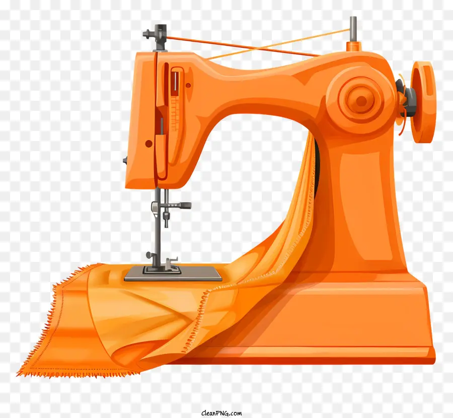 Machine à Coudre，Orange PNG