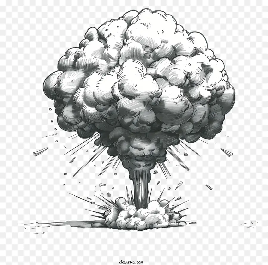 Explosion Nucléaire，Explosion Atomique PNG