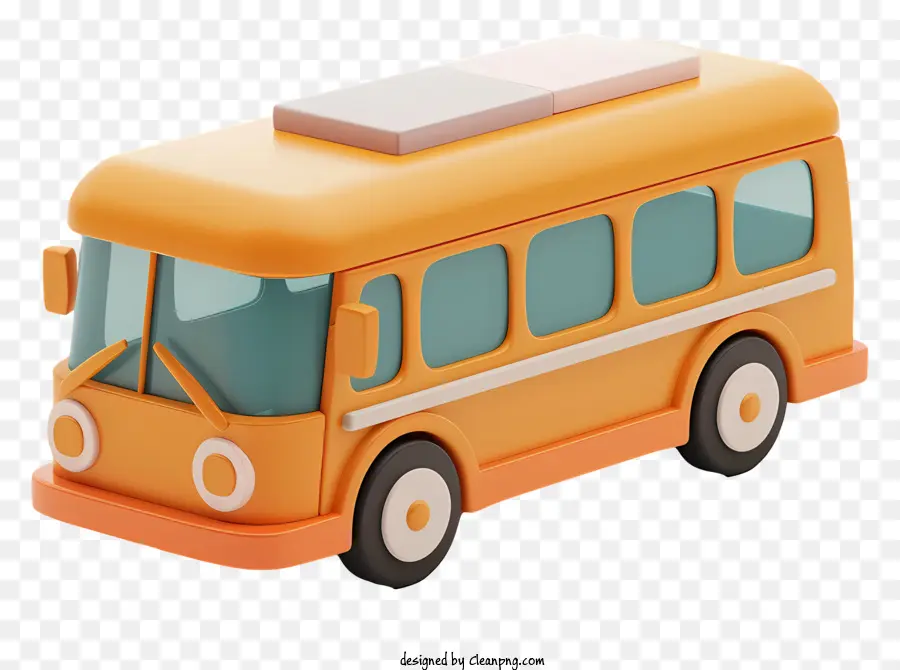 Bus，Bus Orange PNG